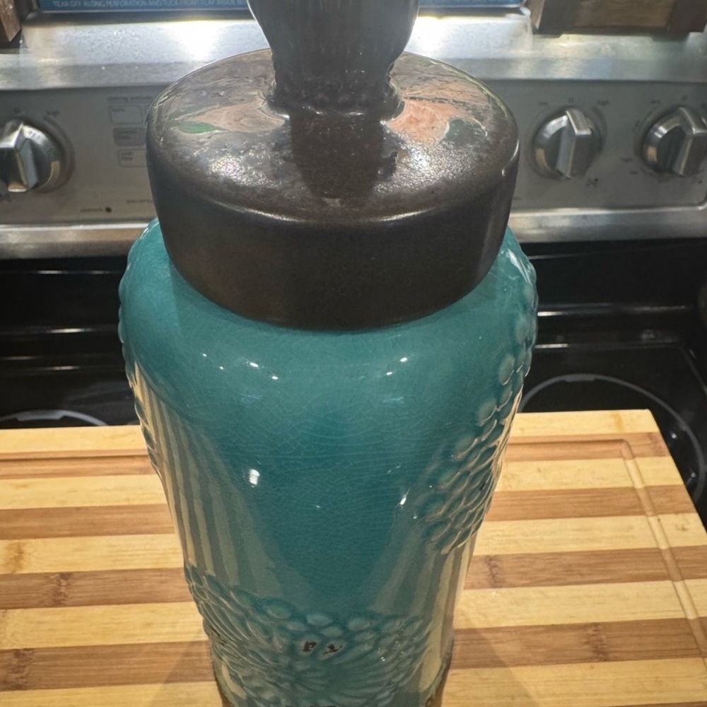 Turquoise Ceramic Vase